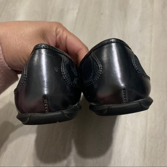 Coach Gray Blueish Metallic Round Toe Flats 5 1/2 - Picture 7 of 11